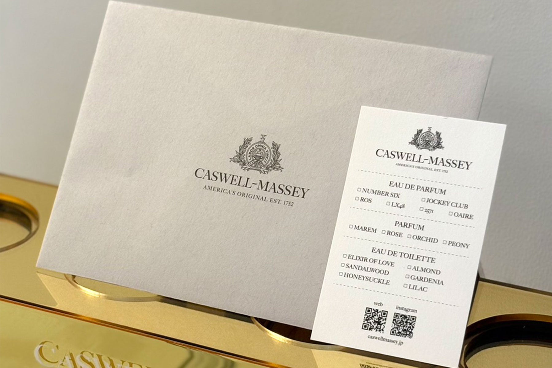 CASWELL-MASSEY®キャスウェル・マッセイ公式サイト